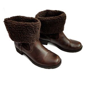 Sonoma Brown Faux Fur Boot